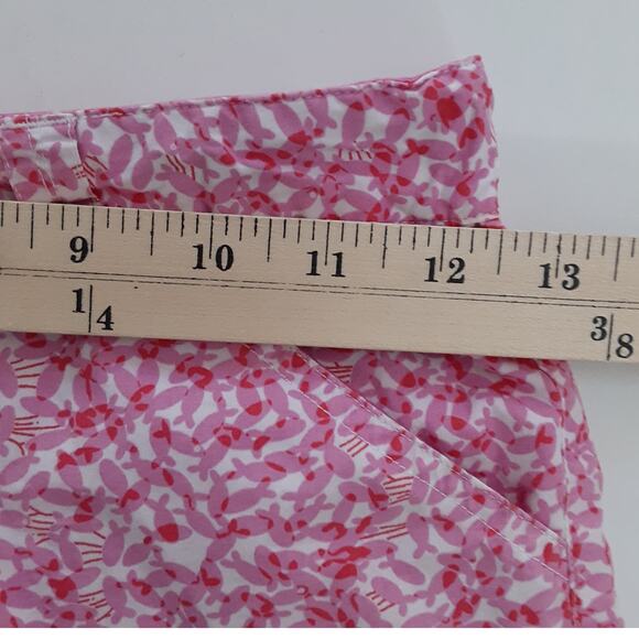 Lilly Pulitzer Mini Callahan Shorts Girls 10 Adjustable Waist Pink Fish Vintage - Picture 7 of 9